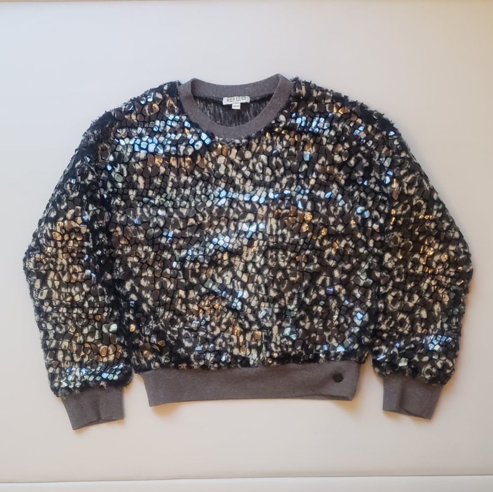 Kenzo kids sequin sweatshirt sz 10A